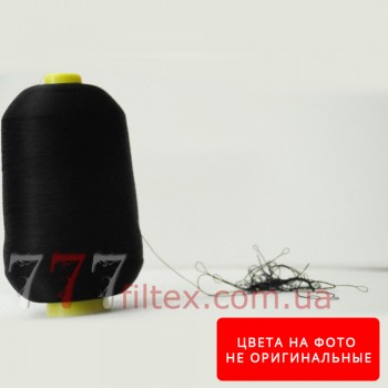 Оверлок (вискозный) цвет Чёрный