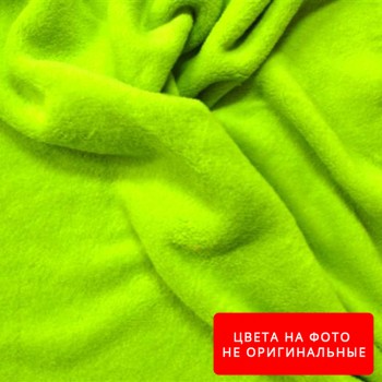 Ткань Трикотаж Вельсофт зеленый